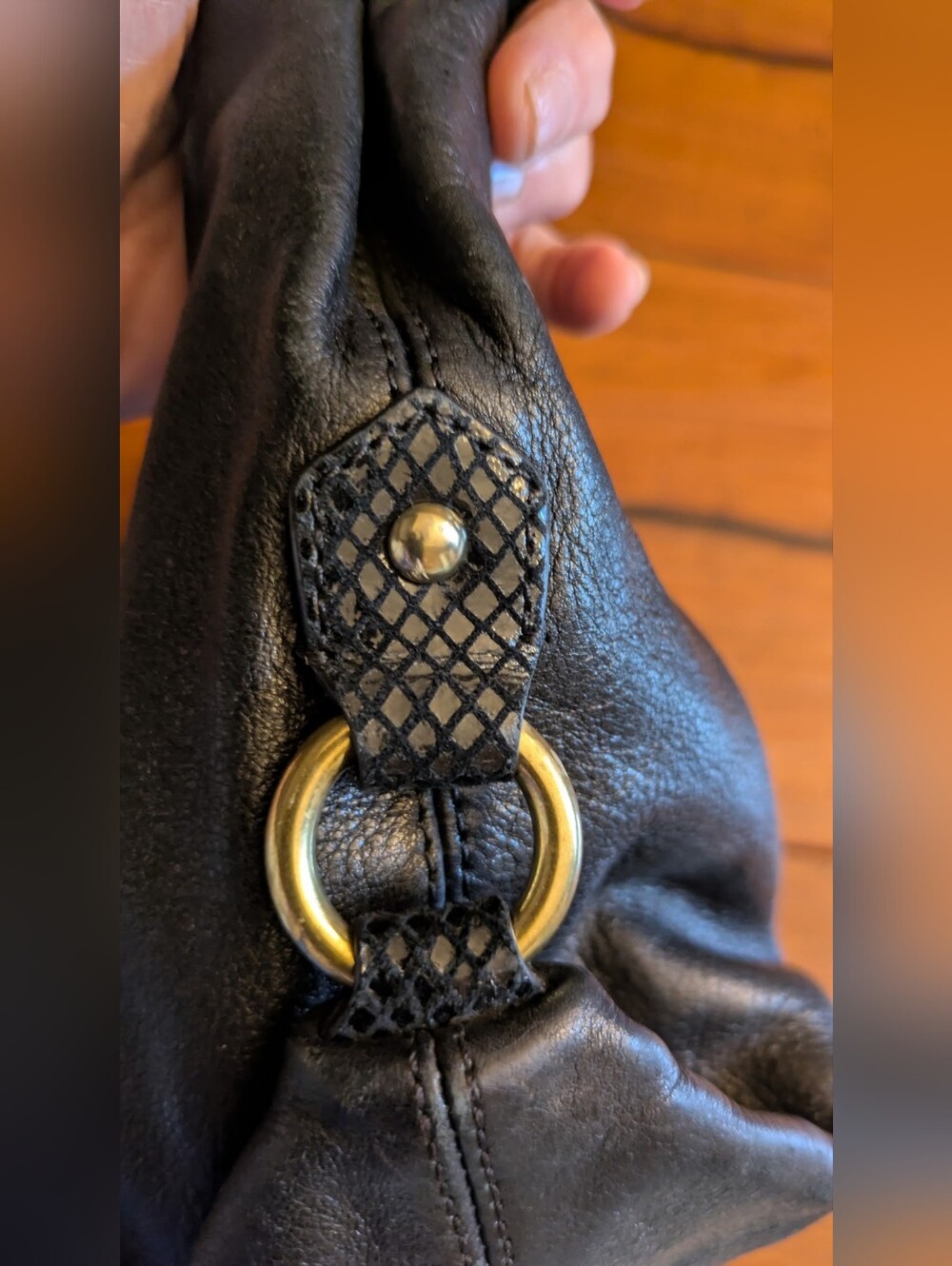 Coach Black Leather Hobo Shoulder Bag - Picture 8 of 8